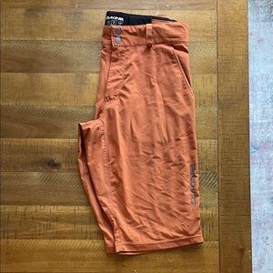 Dakine Rust Orange Bike Shorts